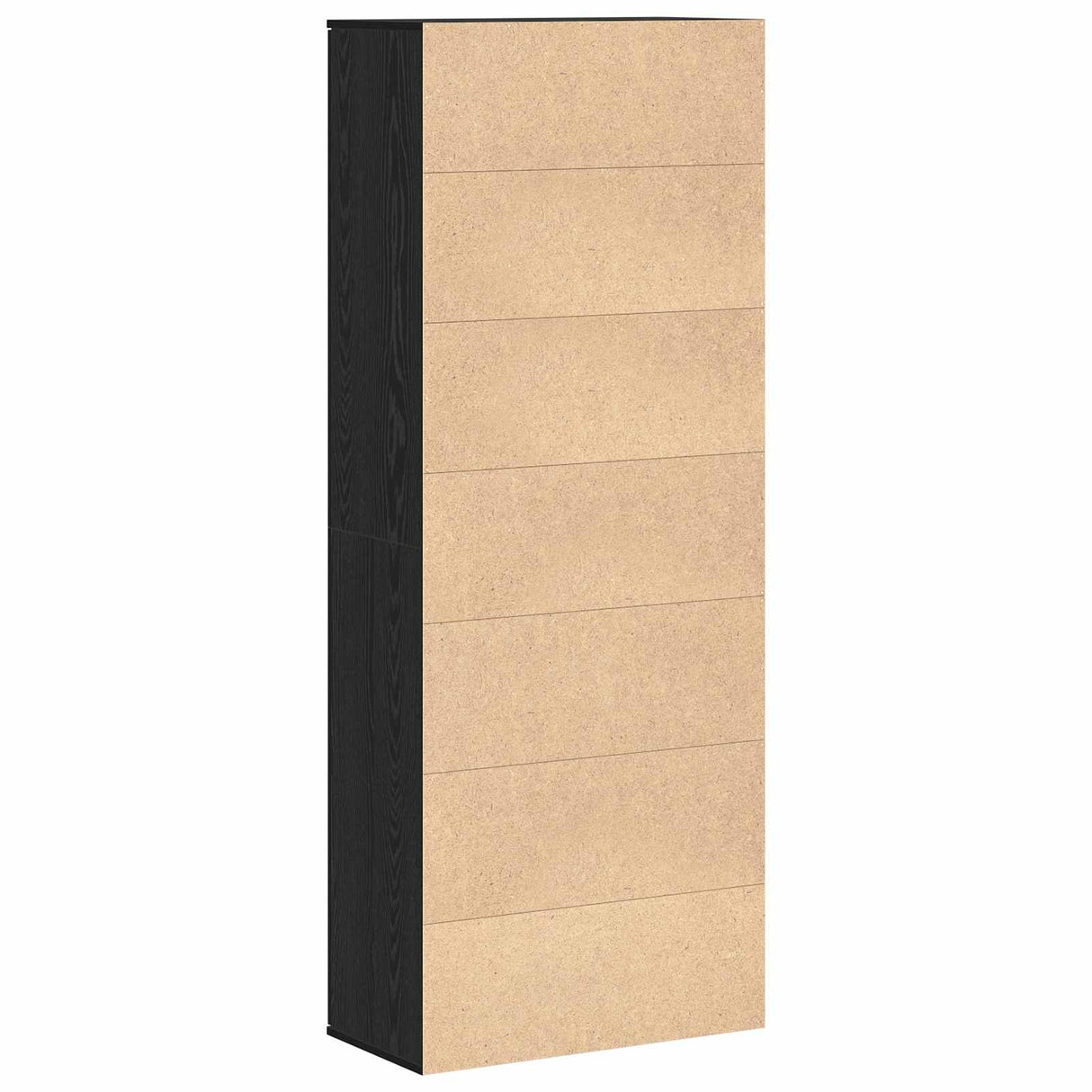 Highboard 70 x 33.5 x 180 cm Engineered Wood Black Oak