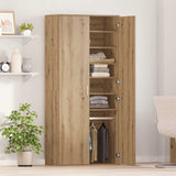 Highboard 80 x 39 x 178 cm Engineered Wood Artisan oak