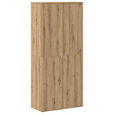 Highboard 80 x 39 x 178 cm Engineered Wood Artisan oak - Front View