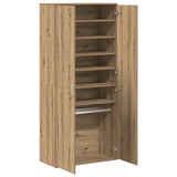 Highboard 80 x 39 x 178 cm Engineered Wood Artisan oak