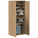 Highboard 80 x 39 x 178 cm Engineered Wood Artisan oak - Side View