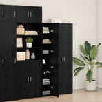 Highboard Black Oak 30 x 42,5 x 185 cm
