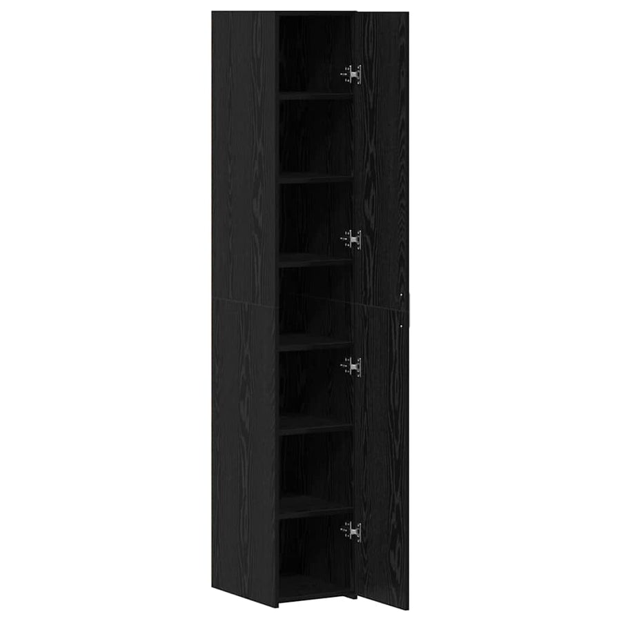 Highboard Black Oak 30 x 42,5 x 185 cm
