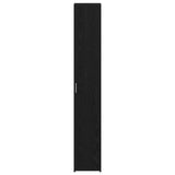 Highboard 2 pcs Black Oak 30 x 42,5 x 185 cm - Rear View