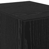 Highboard Black oak 40 x 42.5 x 185 cm Engineered wood - Extra Image