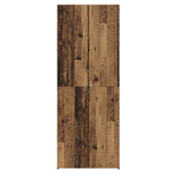 Highboard Old Wood 70 x 42,5 x 185 cm - Rear View