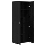 Highboard Black Oak 70 x 42,5 x 185 cm - 45-Degree Angle
