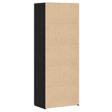 Highboard Black oak 70 x 42.5 x 185 cm Engineered wood - Extra Image