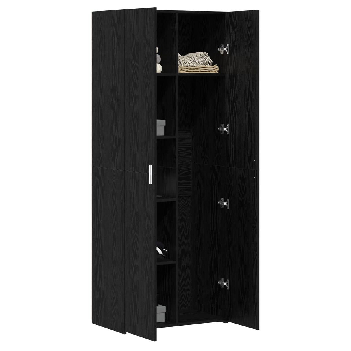 Highboard Black Oak 70 x 42,5 x 185 cm