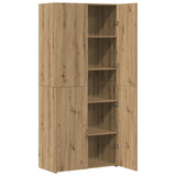 Highboard 2 pcs Artisan Oak 80 x 42 x 185 cm - Top-Down View