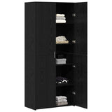 Highboard Black Oak 80 x 42 x 185 cm