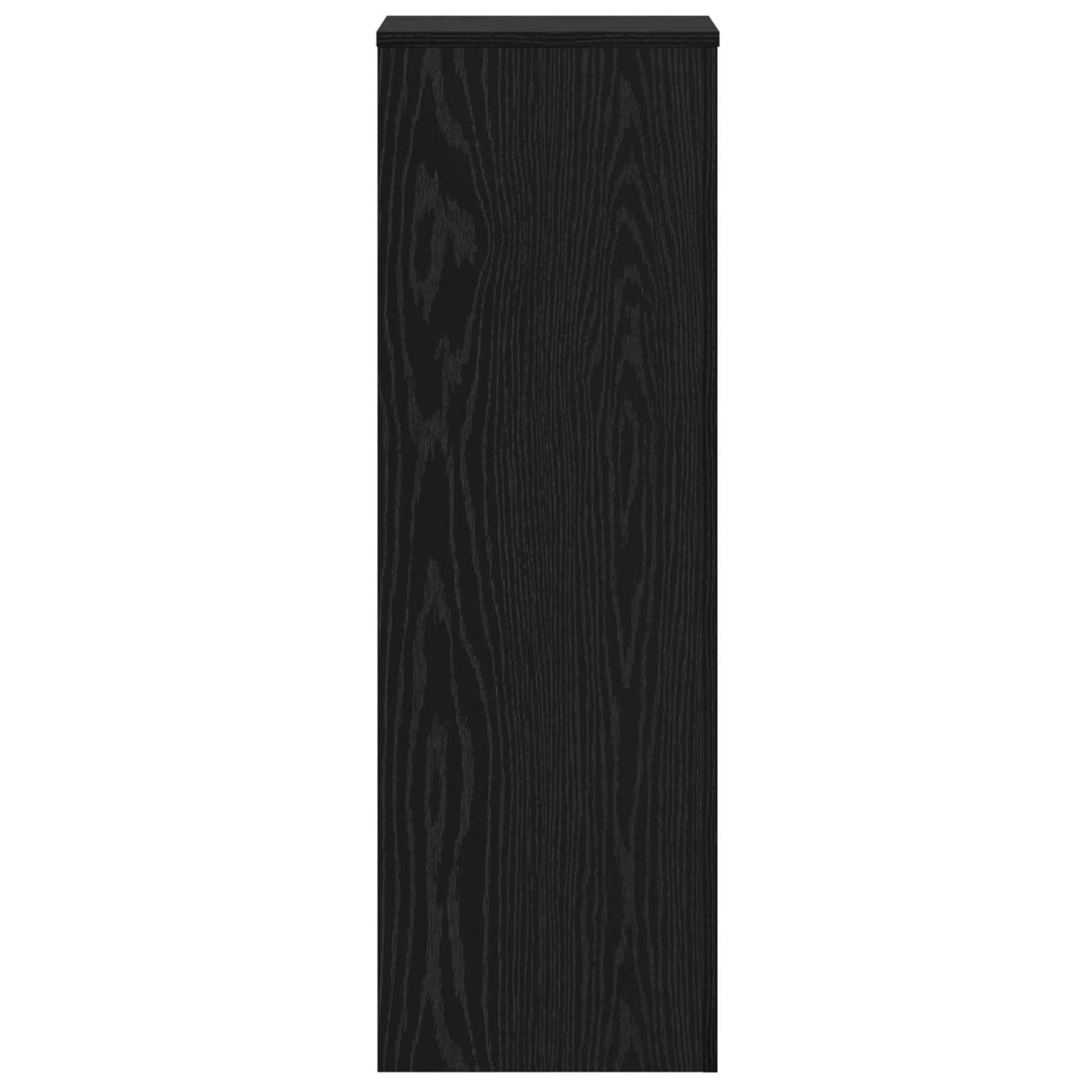 Plant Stand 2 pcs Black Oak 33 x 33 x 100 cm Engineered Wood