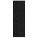 Plant Stand 2 pcs Black Oak 33 x 33 x 100 cm Engineered Wood