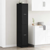 Apothecary Cabinet Black oak 30 x 41 x 174.5 cm Engineered wood - Top-Down View