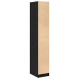 Apothecary Cabinet Black oak 30 x 41 x 174.5 cm Engineered wood - Low Angle