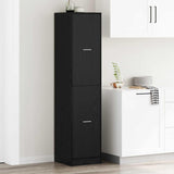 Apothecary Cabinet Black oak 40 x 41 x 174.5 cm Engineered wood