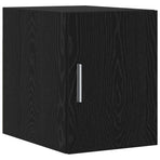 Storage Cabinet with Shelves Black Oak 30 x 42,5 x 225 cm