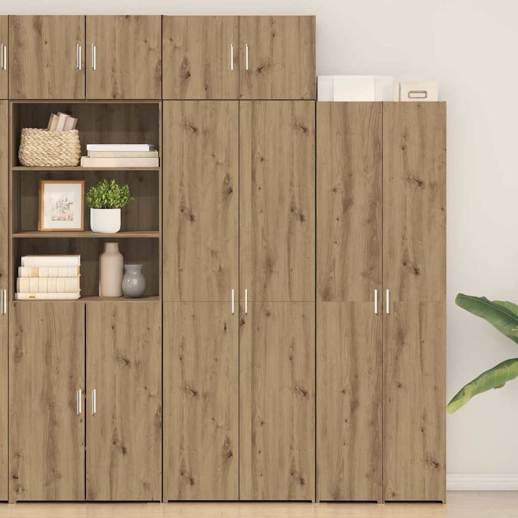 Storage Cabinet 3 pcs Artisan Oak 70 x 42,5 x 185 cm
