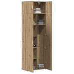 Storage Cabinet 3 pcs Artisan Oak 70 x 42,5 x 185 cm
