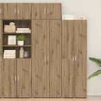 Storage Cabinet 2 pcs Artisan Oak 70 x 42,5 x 225 cm