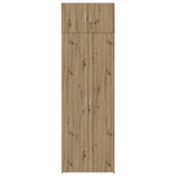 Storage Cabinet Artisan oak 70 x 42.5 x 225 cm Engineered wood - Low Angle