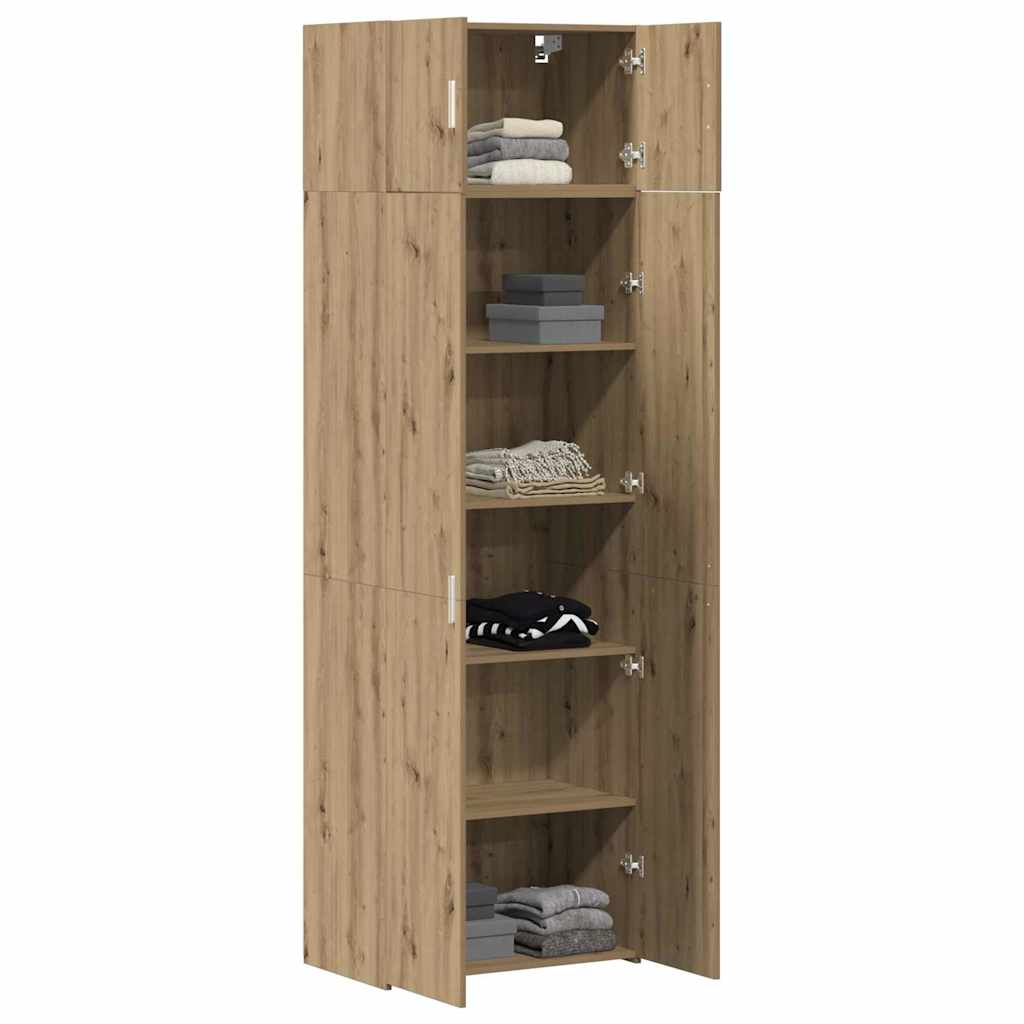 Storage Cabinet 2 pcs Artisan Oak 70 x 42,5 x 225 cm