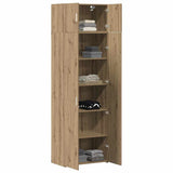 Storage Cabinet Artisan oak 70 x 42.5 x 225 cm Engineered wood - Side View