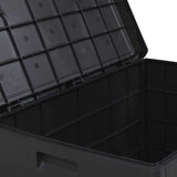 Garden Storage Box Anthracite 77.5 x 54.5 x 53 cm Plastic - Extra Image