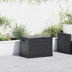 Garden Storage Box Plastic 77,5 x 54,5 x 53 cm Anthracite