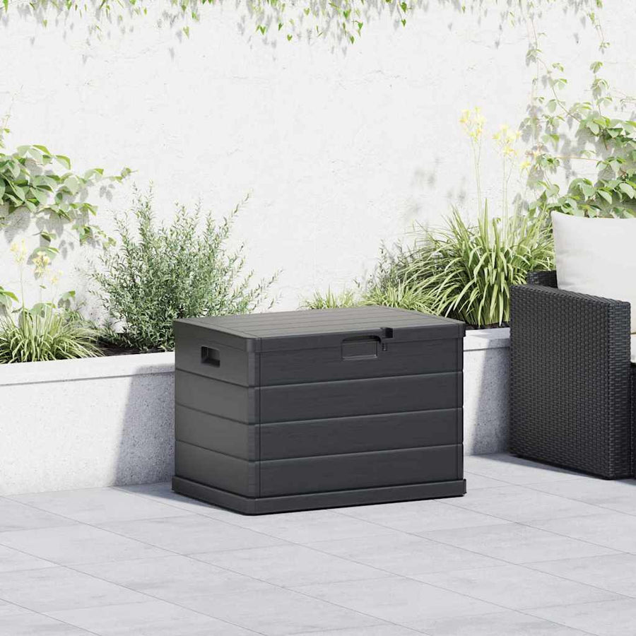 Garden Storage Box Plastic 77,5 x 54,5 x 53 cm Anthracite