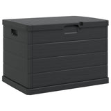 Garden Storage Box Anthracite 77,5 x 54,5 x 53 cm Plastic