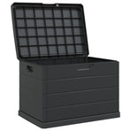 Garden Storage Box Plastic 77,5 x 54,5 x 53 cm Anthracite
