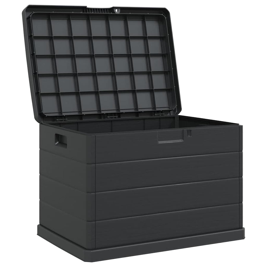 Garden Storage Box Plastic 77,5 x 54,5 x 53 cm Anthracite