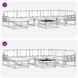 Outdoor Sofa Set with Cushion 8 pcs Natural and Anthracite - Extra Image