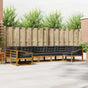 Outdoor Sofa Set 7 pcs 7-Seaters Natural and Anthracite