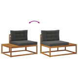 Outdoor Sofa Set Natural and Anthracite - Extra Image