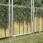 Dog Cage Silver 600 x 200 x 200 cm Galvanised Steel