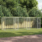 Dog Cage Silver 600 x 200 x 200 cm Galvanised Steel