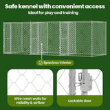 Dog Cage Silver 600 x 200 x 200 cm Galvanised Steel