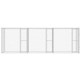 Dog Cage Silver 600 x 200 x 200 cm Galvanised Steel