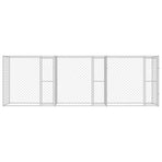 Dog Cage Silver 600 x 200 x 200 cm Galvanised Steel