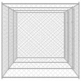 Dog Cage Silver 600 x 200 x 200 cm Galvanised Steel