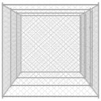 Dog Cage Silver 600 x 200 x 200 cm Galvanised Steel