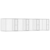Dog Cage Silver 800 x 200 x 200 cm Galvanised Steel