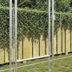 Dog Cage Silver 600 x 200 x 200 cm Galvanised Steel