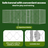 Dog Cage Silver 600 x 200 x 200 cm Galvanised Steel