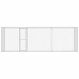 Dog Cage Silver 600 x 200 x 200 cm Galvanised Steel
