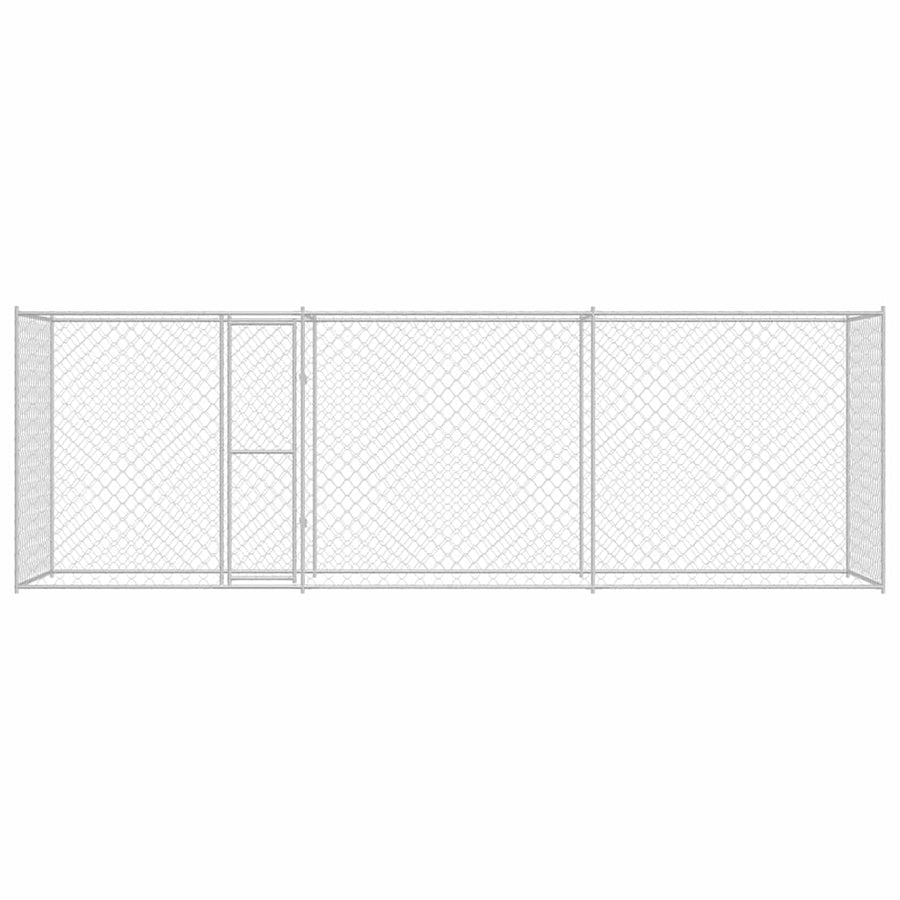 Dog Cage Silver 600 x 200 x 200 cm Galvanised Steel