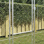 Dog Cage Silver 800 x 200 x 200 cm Galvanised Steel