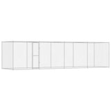 Dog Cage Silver 800 x 200 x 200 cm Galvanised Steel